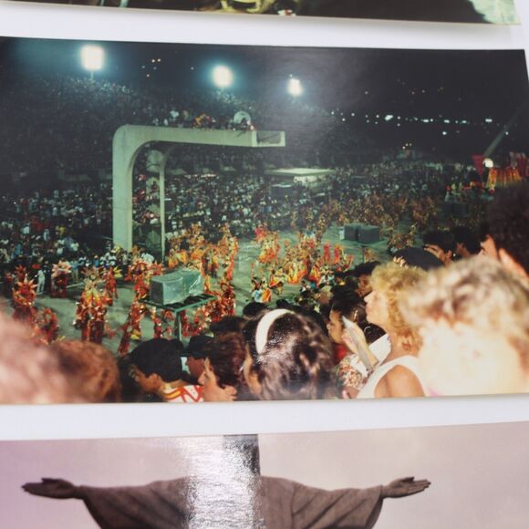 Vintage Photographs Vacation Brazil Flower Festival Crowds Parade Lot of 7 - Picture 5 of 11